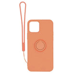 iPhone 12 Pro Max Silikone Cover med Ringholder Orange