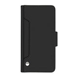 Rvelon iPhone 12 Pro Max Cover Udklappeligt Kortrum Sort