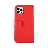 Rvelon iPhone 12 Pro Max Cover Ægte Læder Rød