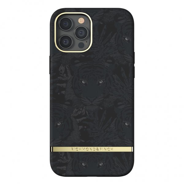 Richmond & Finch iPhone 12 Pro Max Cover Black Tiger