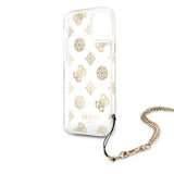 Guess iPhone 12 Pro Max Cover Chain Peony Guld