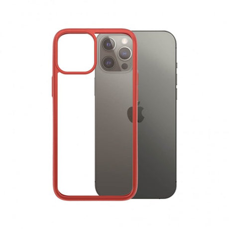 PanzerGlass iPhone 12 Pro Max Cover ClearCase Color Mandarin Red
