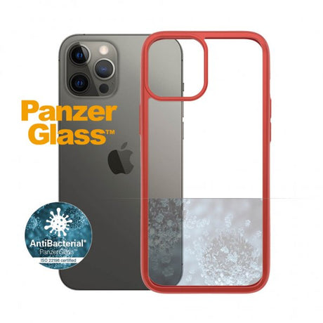 PanzerGlass iPhone 12 Pro Max Cover ClearCase Color Mandarin Red
