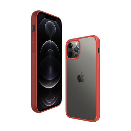 PanzerGlass iPhone 12 Pro Max Cover ClearCase Color Mandarin Red