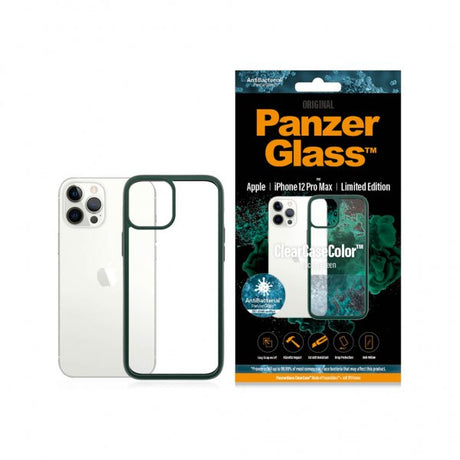 PanzerGlass iPhone 12 Pro Max Cover ClearCase Color Racing Green