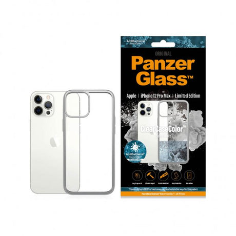 PanzerGlass iPhone 12 Pro Max Cover ClearCase Color Satin Silver