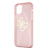 Guess iPhone 12 Pro Max Cover Fuld Glitter Rosa