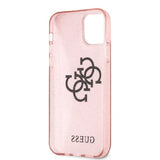 Guess iPhone 12 Pro Max Cover Fuld Glitter Rosa