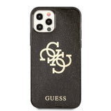 Guess iPhone 12 Pro Max Cover Full Glitter Sort