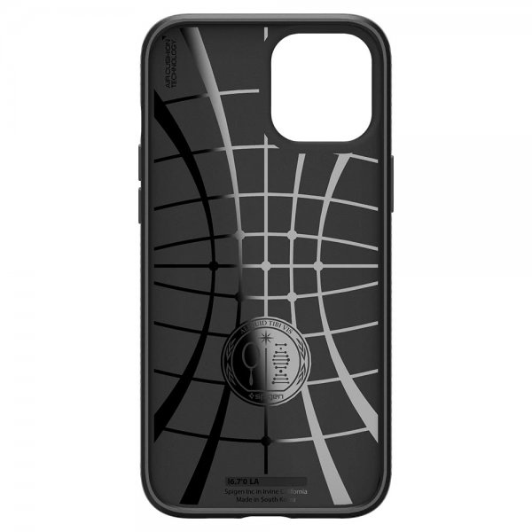 Spigen iPhone 12 Pro Max Cover Liquid Air Mat Sort