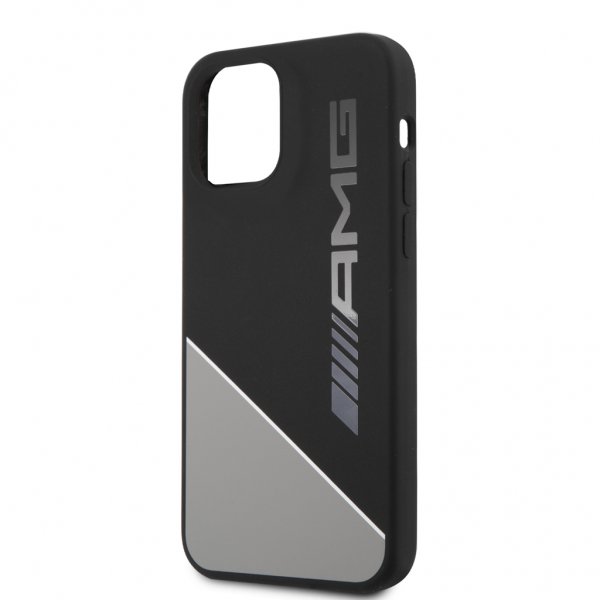 AMG iPhone 12 Pro Max Cover Liquid Silikone Grå