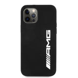 AMG iPhone 12 Pro Max Cover Liquid Silicone Sort