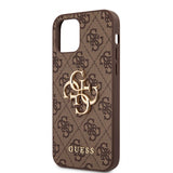 Guess iPhone 12 Pro Max Cover Metal Logo Brun