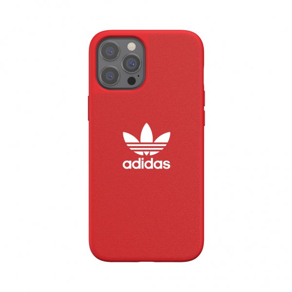 Adidas iPhone 12 Pro Max Cover Moulded Case Canvas Scarlet