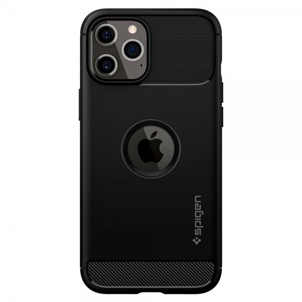 Spigen iPhone 12 Pro Max Cover Rugged Armor Mat Sort
