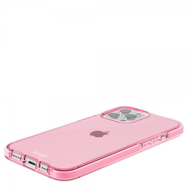 holdit iPhone 12 Pro Max Cover Seethru Bright Pink
