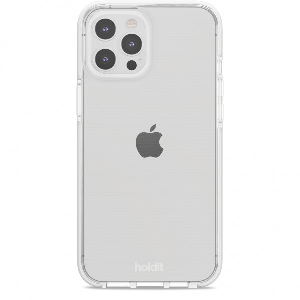 holdit iPhone 12 Pro Max Cover Seethru Hvid