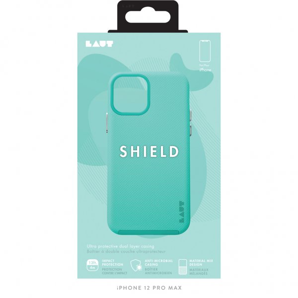 LAUT iPhone 12 Pro Max Cover SHIELD Mint