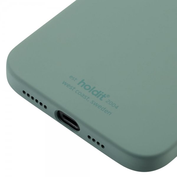 holdit iPhone 12 Pro Max Cover Silikone Moss Green