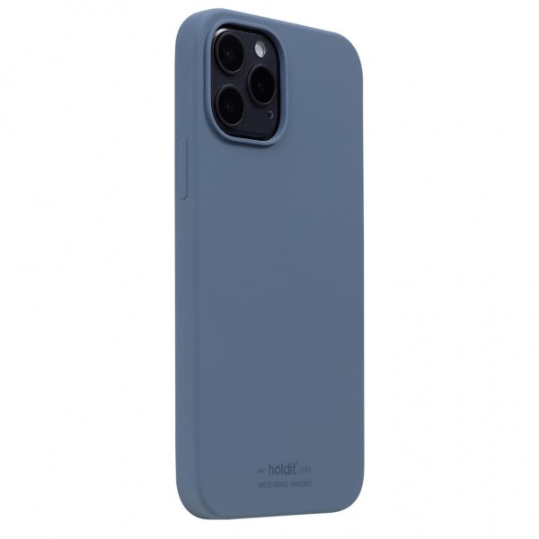 holdit iPhone 12 Pro Max Cover Silikone Pacific Blue