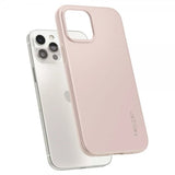 Spigen iPhone 12 Pro Max Cover Thin Fit Pink Sand