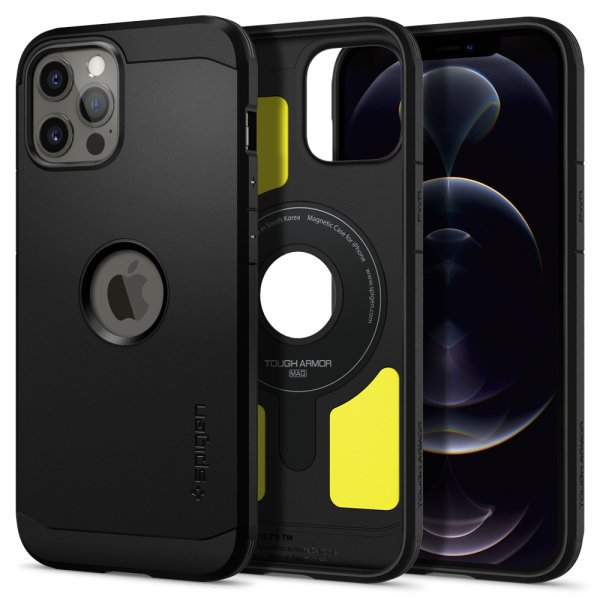 Spigen iPhone 12 Pro Max Cover Tough Armor Mag Sort