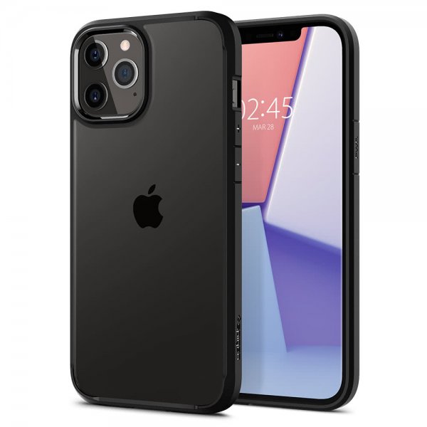 Spigen iPhone 12 Pro Max Cover Ultra Hybrid Matte Black