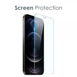 Northjo iPhone 12 Pro Cover med Skærmbeskyttelse og Kamerabeskyttelse 3-i-1