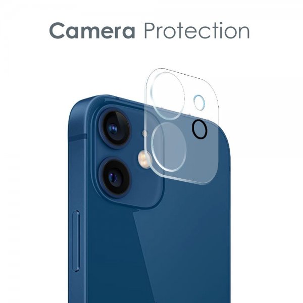 Northjo iPhone 12 Cover med Skærmbeskyttelse og Kamerabeskyttelse 3-i-1