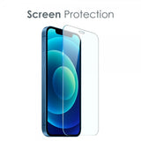 Northjo iPhone 12 Cover med Skærmbeskyttelse og Kamerabeskyttelse 3-i-1