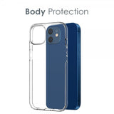 Northjo iPhone 12 Cover med Skærmbeskyttelse og Kamerabeskyttelse 3-i-1