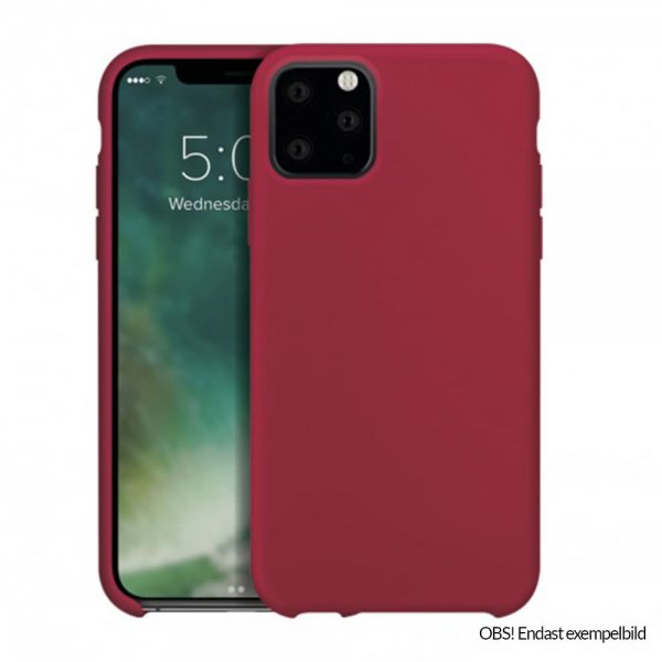 Xqisit iPhone 12 Mini Skal Silicone Case Rød