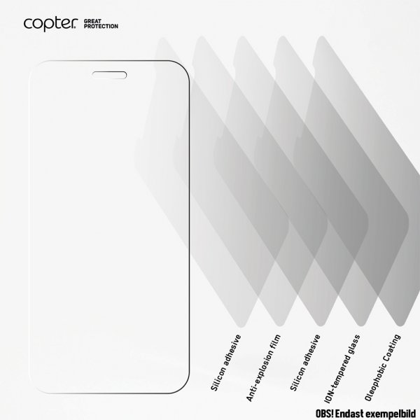 Copter iPhone 12 Mini Skærmbeskyttelse Exoglass Flat