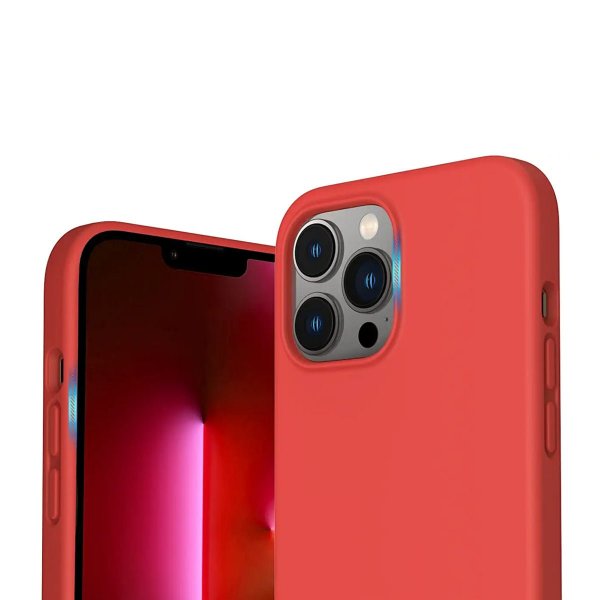 Rvelon iPhone 12/iPhone 12 Pro Silikonecover Rosa