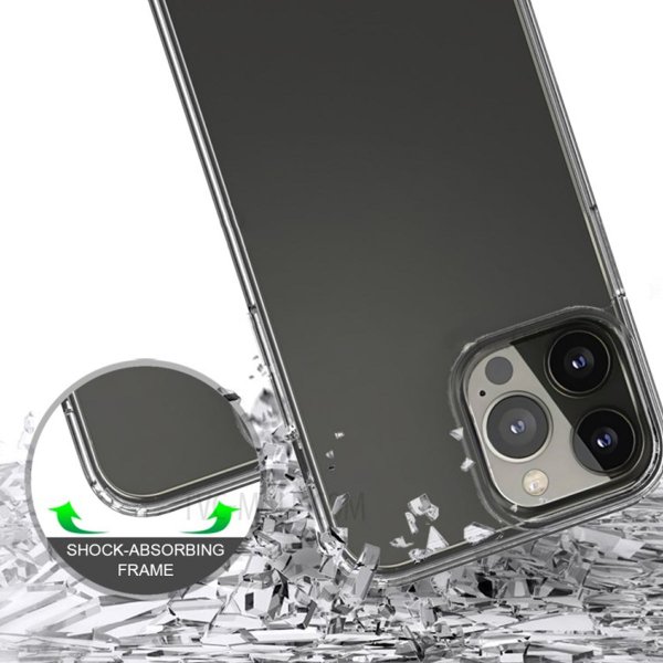 Rvelon iPhone 12/iPhone 12 Pro Cover TPU Transparent