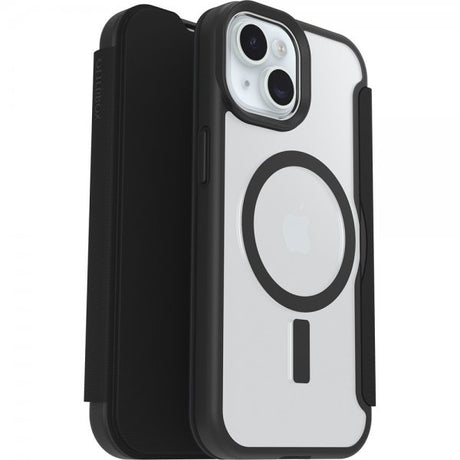 Otterbox iPhone 13/14/15/16e/17e Cover React Folio MagSafe Black Crystal