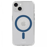 holdit iPhone 13/14/15 Cover MagSafe Case Denim Blue Transparent