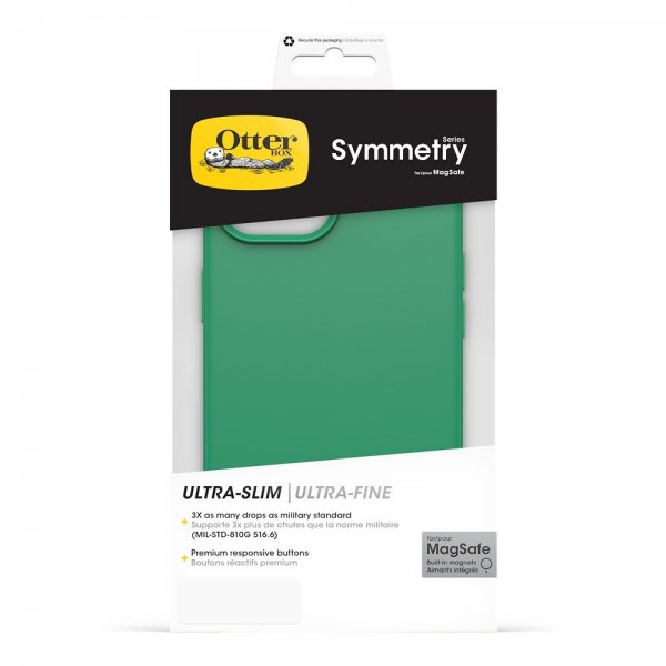 Otterbox iPhone 13/14/15 Cover Symmetry MagSafe Green Juice