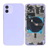 iPhone 12 Bagside med Komplet Ramme OEM - Lilla