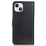 Nordic Covers iPhone 13 Etui Litchi Raven Black