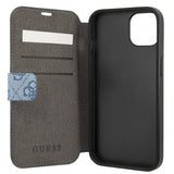 Guess iPhone 13 Cover Metal Logo Blå