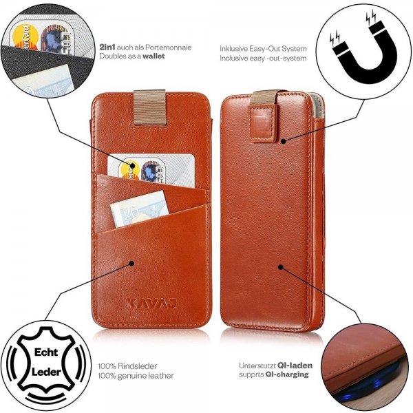 Kavaj iPhone 13 Cover Miami Brun