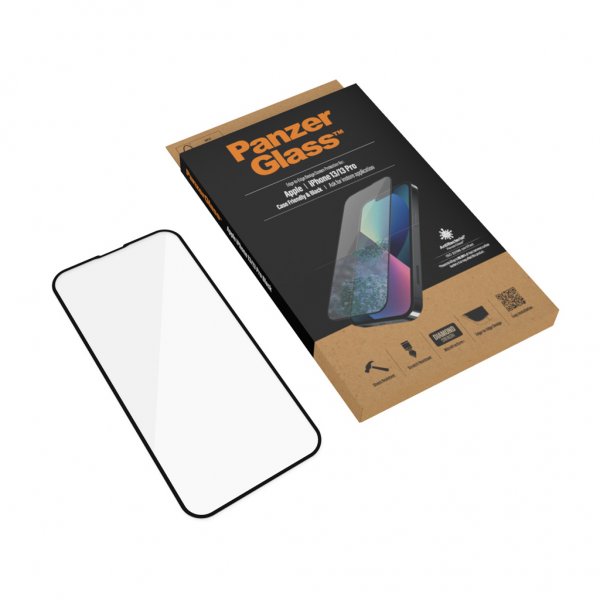 PanzerGlass iPhone 13/iPhone 13 Pro Skærmbeskyttelse Edge-to-Edge Case Friendly