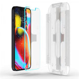 Spigen iPhone 13/13 Pro/14/16e/17e Skærmbeskyttelse GLAS.tR EZ Fit 2-pak