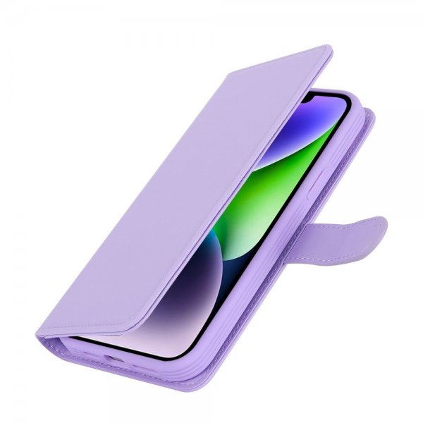 iPhone 13/iPhone 14 Cover med Aftageligt Skal MagSafe Lilla
