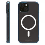 Vivanco iPhone 13/iPhone 14/iPhone 15 Cover Mag Shade Blå