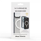 Vivanco iPhone 13/iPhone 14/iPhone 15 Cover Mag Shade Blå