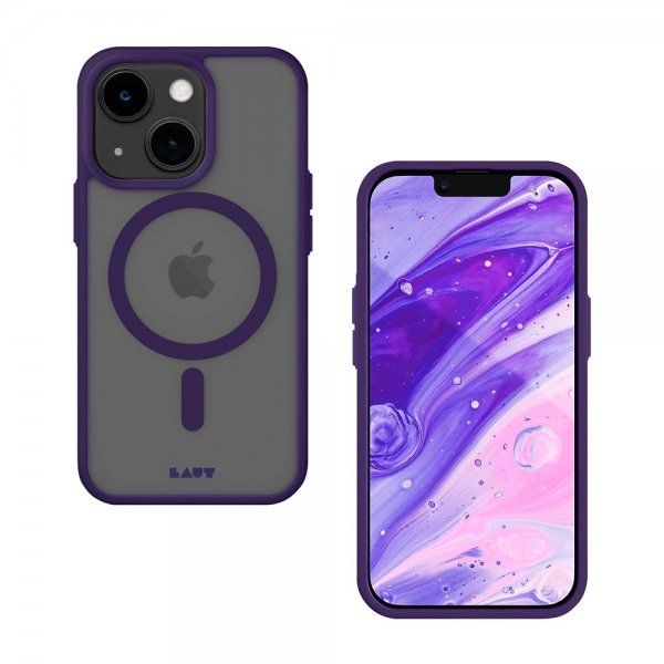 LAUT iPhone 13/iPhone 14 Cover Huex Protect MagSafe Dark Purple