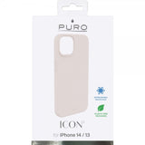 Puro iPhone 13/iPhone 14 Cover Icon Pink