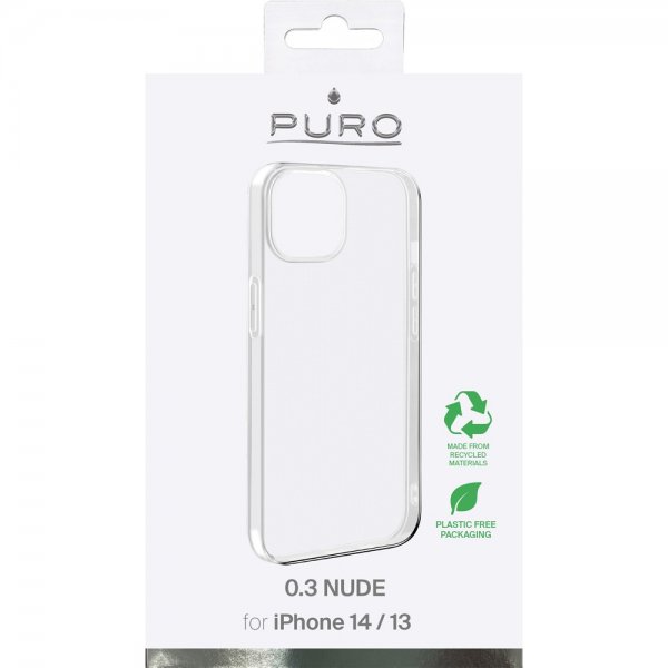 Puro iPhone 13/iPhone 14 Cover Nude Transparent